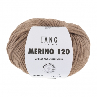 Merino 120 Lang Yarns 539 Camel Hell