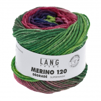 Merino 120 Degrade Lang Yarns 08 ROT/BLAU/GRÜN