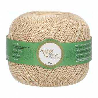 Anchor Mercer Crochet Stärke 60 387 Beige