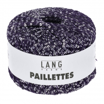Paillettes Lang Yarns 35 Marine/Silber