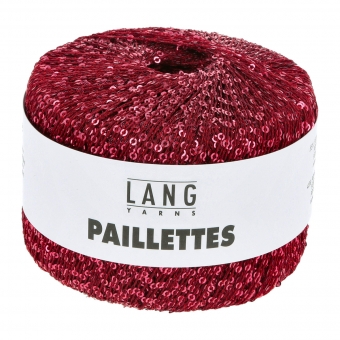 Paillettes Lang Yarns 62 Weinrot