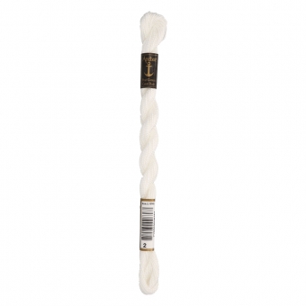 Anchor Perlgarn Stärke 5 - 5g 2 Rohweiss