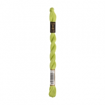 Anchor Perlgarn Stärke 5 - 5g 254 Apfelgrün