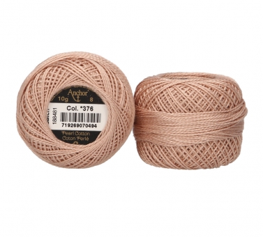 Anchor Perlgarn Stärke 8 - 10g 376 Taupe