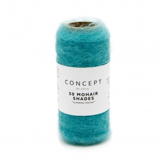 50 Mohair Shades Katia 27 Wasserblau