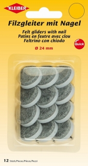 Filzgleiter mit Nadel grau von Kleiber 
