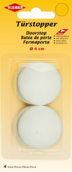 Türstopper medium selbstklebend weiß von Kleiber 