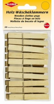 Holz- Wäscheklammern von Kleiber 