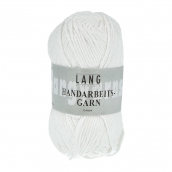 Handarbeitsgarn 12-fach von Lang Yarns 601 WEISS