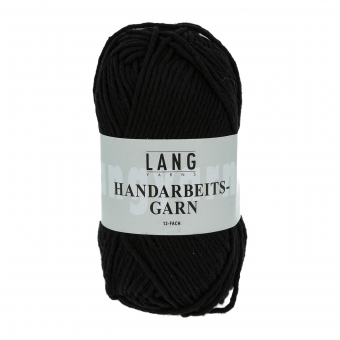 Handarbeitsgarn 12-fach von Lang Yarns 604 SCHWARZ