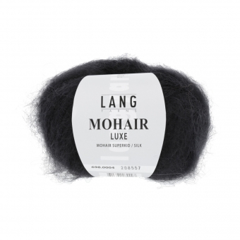 Mohair Luxe Lang Yarns 004 SCHWARZ
