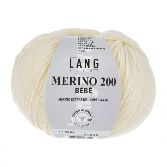 Merino 200 Bebe Lang Yarns 302 ECRU