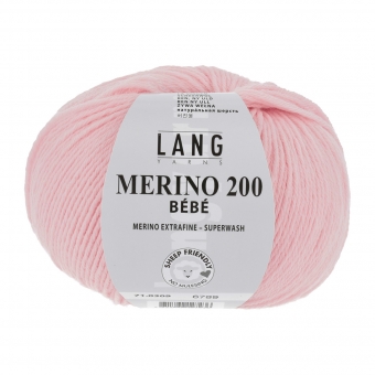 Merino 200 Bebe Lang Yarns 309 ROSA HELL