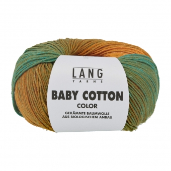 Baby Cotton Color Lang Yarns 079 TÜRKIS/PINK/GELB