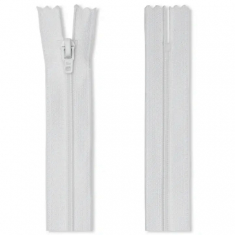 Metall Reißverschlüsse M1 14-22cm 009 weiß | 16 cm