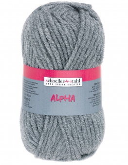 Alpha Schoeller Stahl 11 grau-mel.