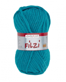 Filzi Uni Filzwolle Schoeller Stahl 32 türkis