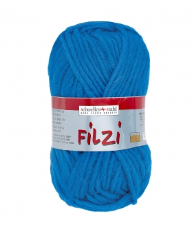 Filzi Uni Filzwolle Schoeller Stahl 49 electric blue
