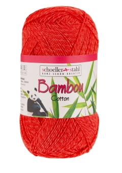 Bambou Cotton Schoeller Stahl 08 rot