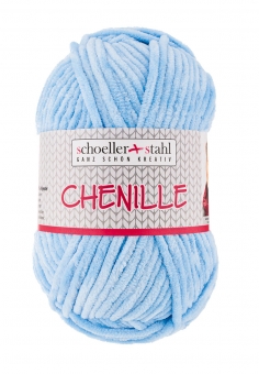 Chenille Schoeller Stahl 08 hellblau