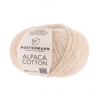 Alpaca Cotton Austermann 01 creme