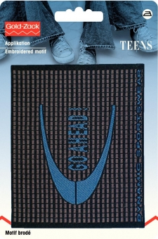 Applikation Jeanslabel Go Ahead 