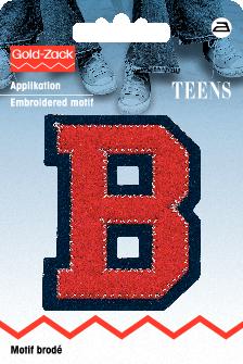 Applikation Buchstabe B 