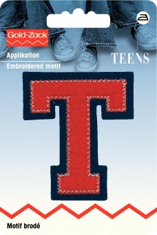 Applikation Buchstabe T 