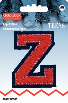 Applikation Buchstabe Z 