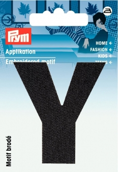 Applikation Buchstabe Y 