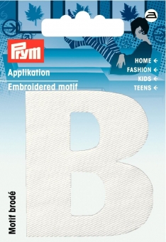 Applikation Buchstabe B 