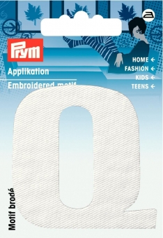 Applikation Buchstabe Q 