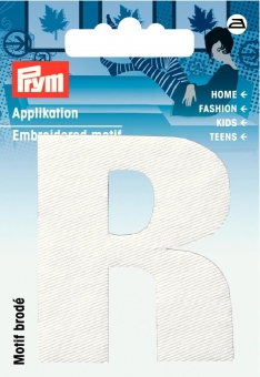 Applikation Buchstabe R 