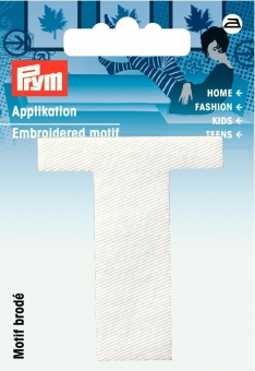 Applikation Buchstabe T 