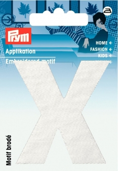 Applikation Buchstabe X 