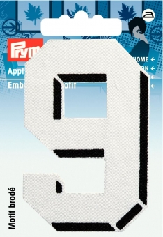 Applikation Zahl 9 klein 