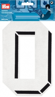 Applikation Zahl 0 groß 