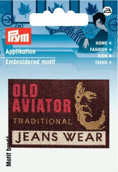 Applikation Label OLD AVIATOR 