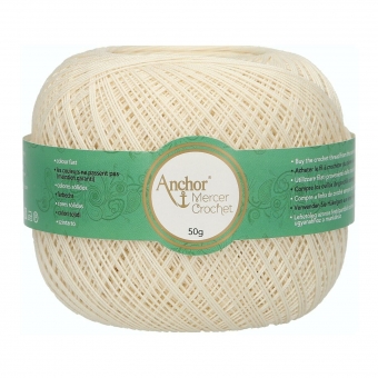 Anchor Mercer Crochet Stärke 80 926 Eierschale