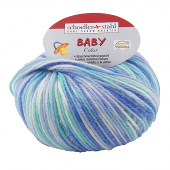 Baby Merino Color Schoeller Stahl 3993 bleu color