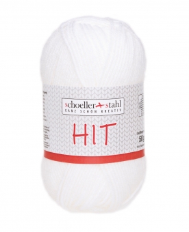 Hit Wolle Schoeller Stahl 0001 weiss