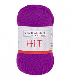 Hit Wolle Schoeller Stahl 0236 violett