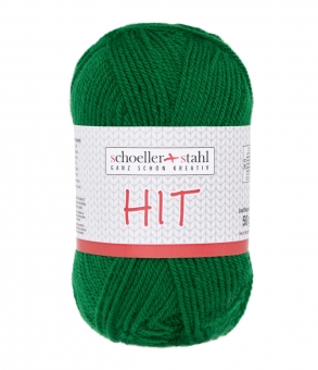 Hit Wolle Schoeller Stahl 0243 dunkelgrün