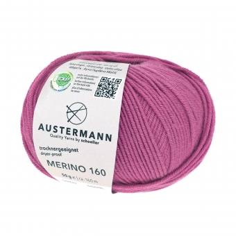 Merino 160 Austermann 241 pink lipstick