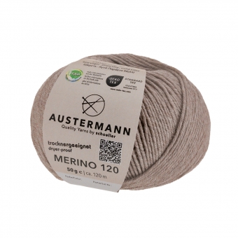 Merino 120 Austermann 137 beige meliert