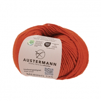 Merino 120 Austermann 167 terracotta