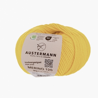Merino 120 Austermann 175 zitrone