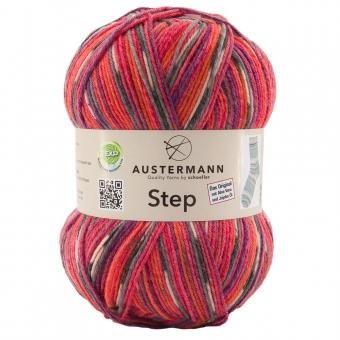 Step 4-fach Color Austermann 256 rot-pflaume