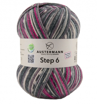 Step 6-fach Color 150g Austermann 612 lava