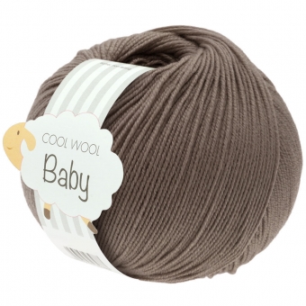 Cool Wool Baby 50g Lana Grossa 211 graubraun